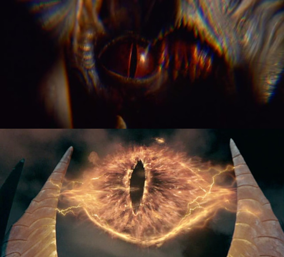 A Szörny szeme (Krull) vs Sauron szeme (Gyűrűk Ura)