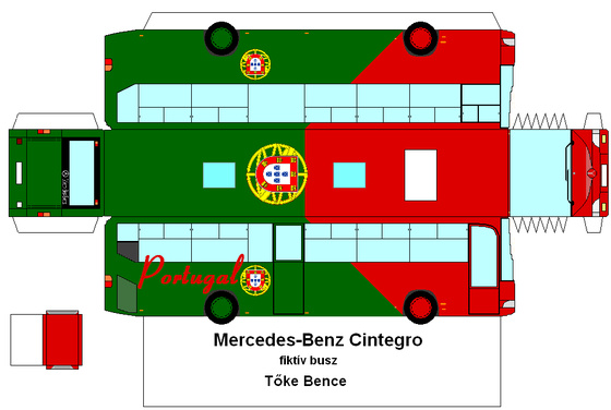 TD-makett: Mercedes Cintegro(Portugal)