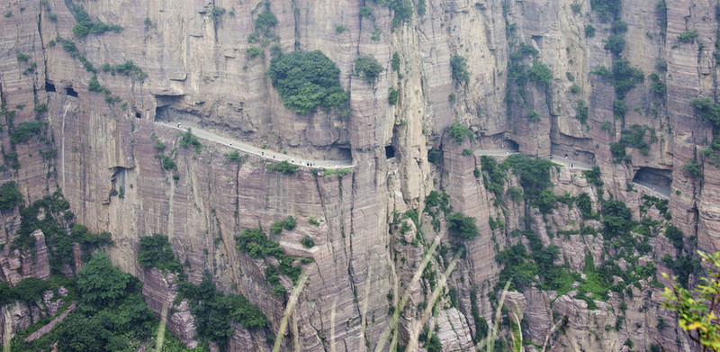 Guoliang cliff corridor China 1