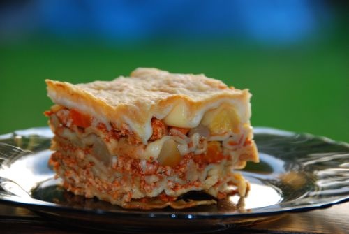 babgul: zoldseges lasagne