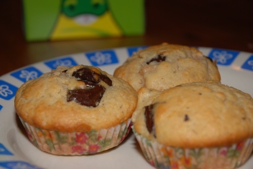 babgul: kortes-csokis muffin