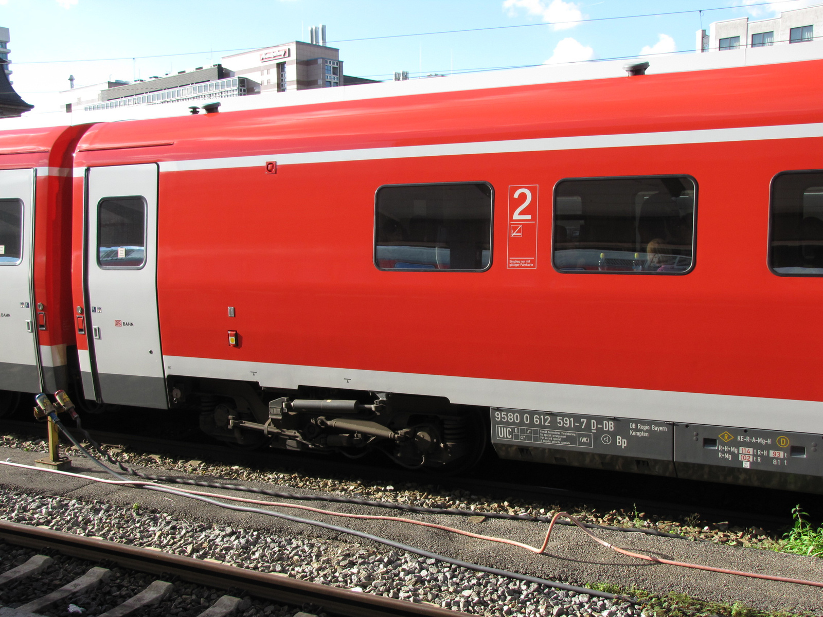 München, Hbf., D-DB 9580 0 612 591-7, SzG3