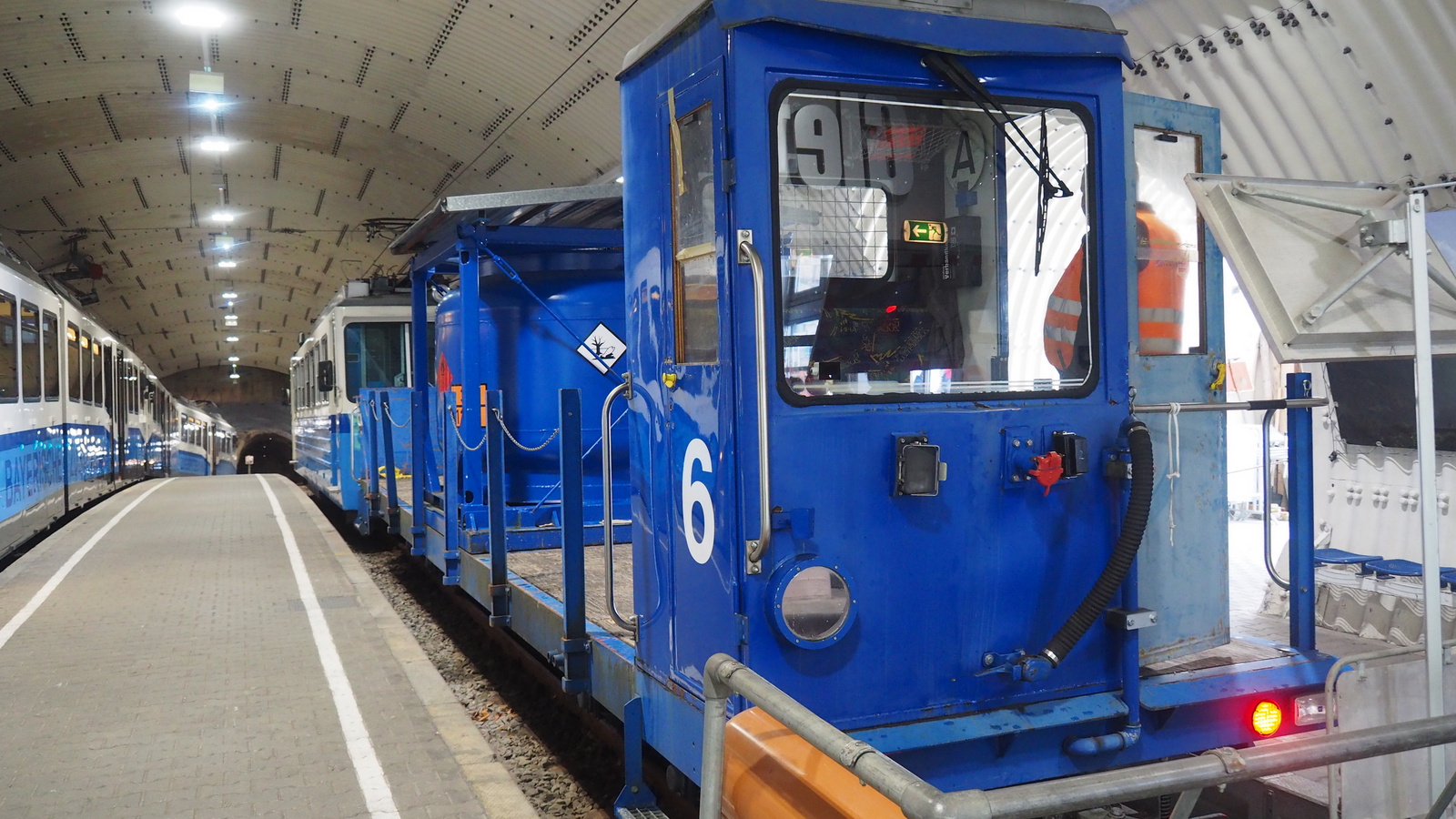 Zugspitze, a fogaskerekű felső végállomása, SzG3