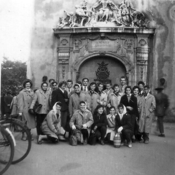 Kirándulás Pécsett 1959