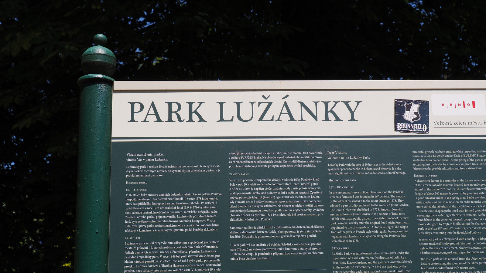Brno, Park Lužánky, SzG3