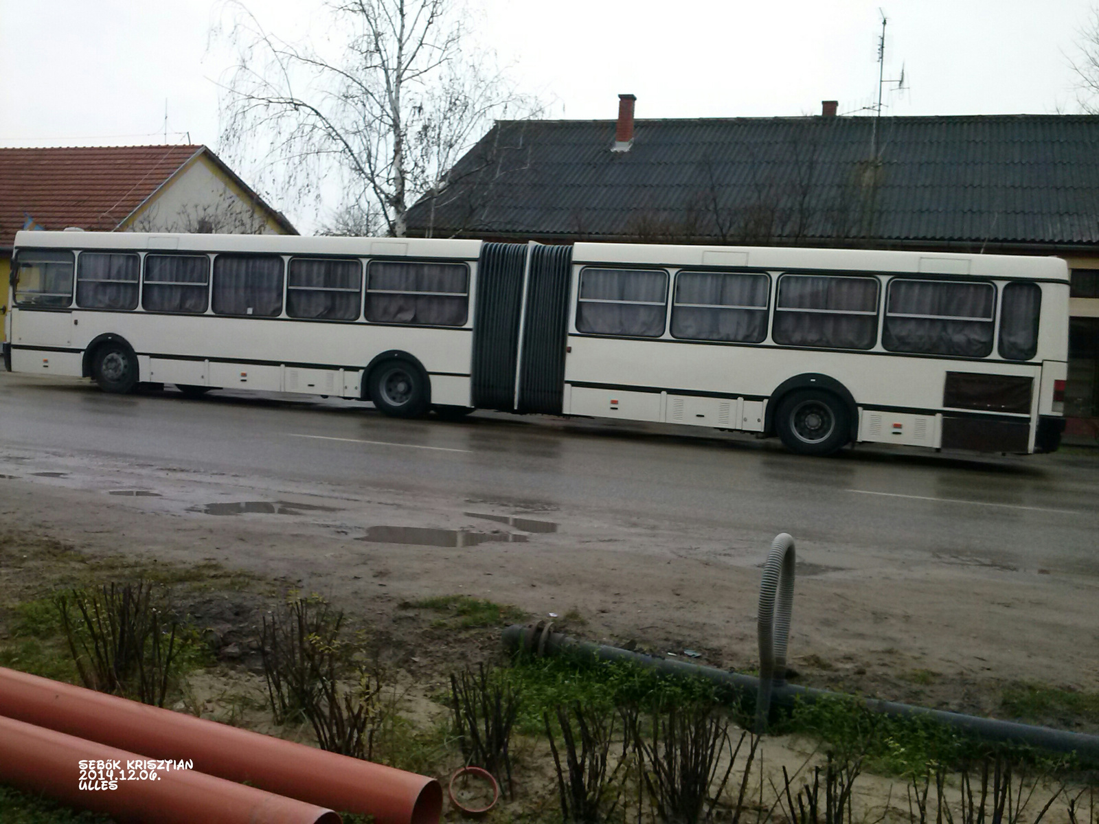 Ikarus 435.11B DZA-035 2014.12.06. Üllés, Dorozsmai út.