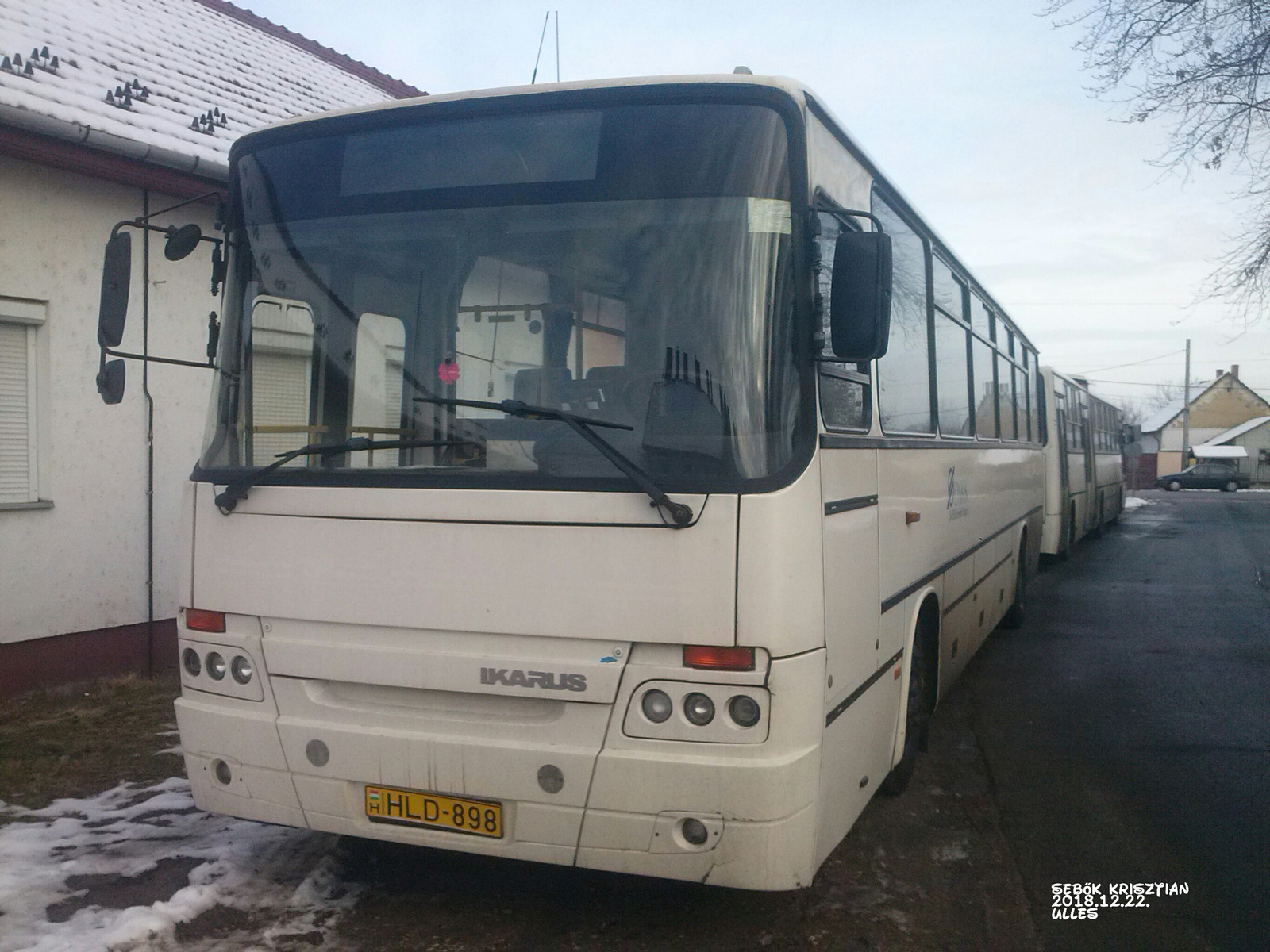 Ikarus C56 HLD-898 2018.12.22. Üllés Szabadsàg tér.