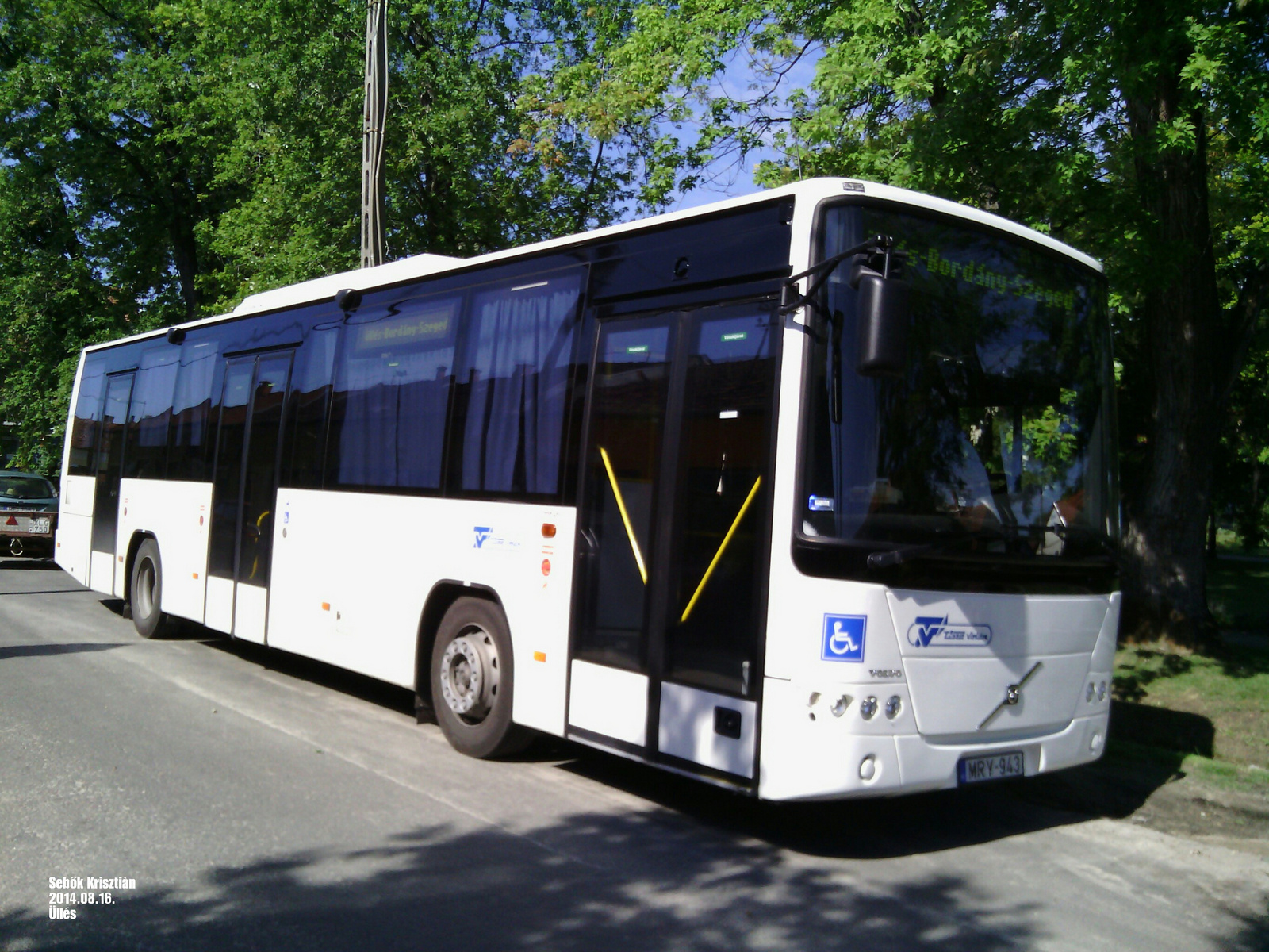 Volvo 8700 MRY-943 2014.08.16. Üllés Szabadsàg tér.