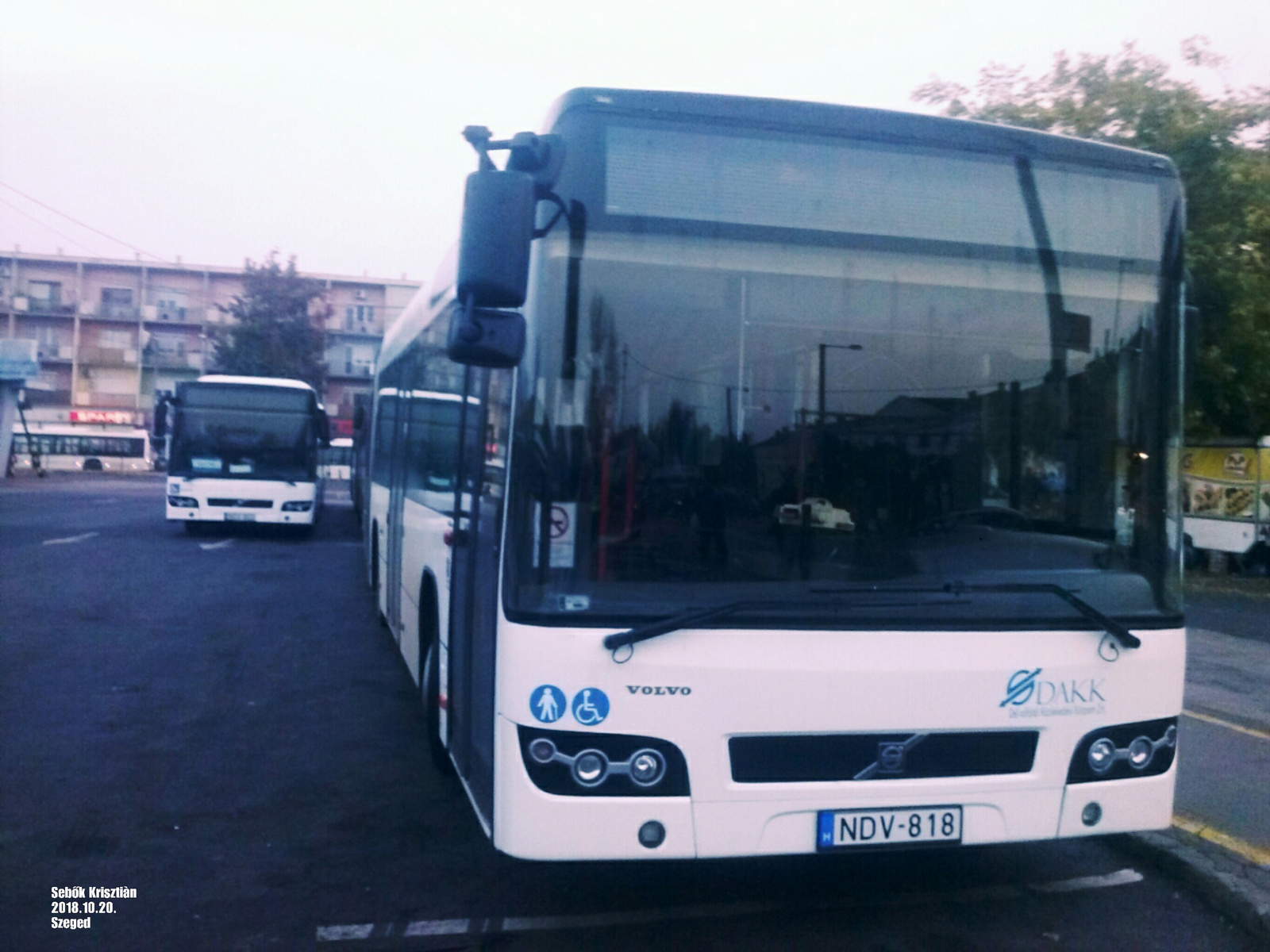 Volvo 7700A NDV-818 2018.10.20. Szeged Mars tér