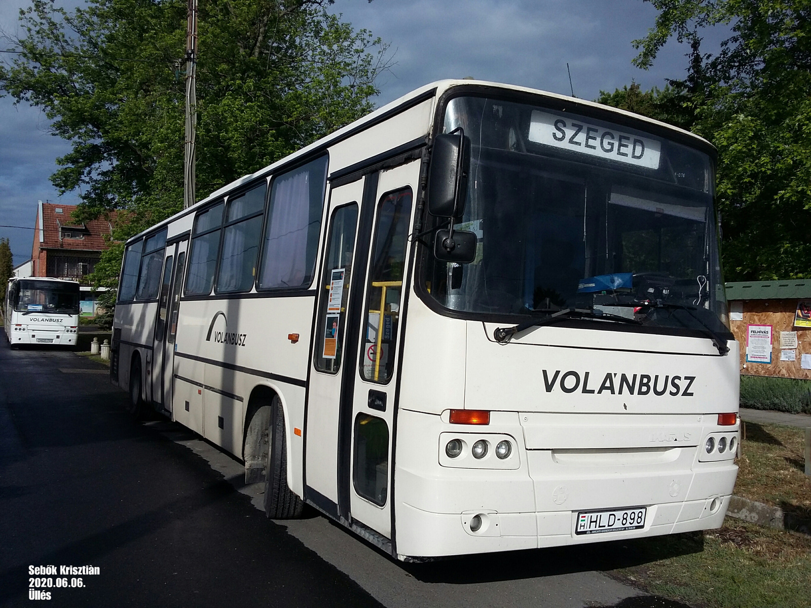 Ikarus C56 HLD-898 2020.06.06. Üllés Szabadsàg tér