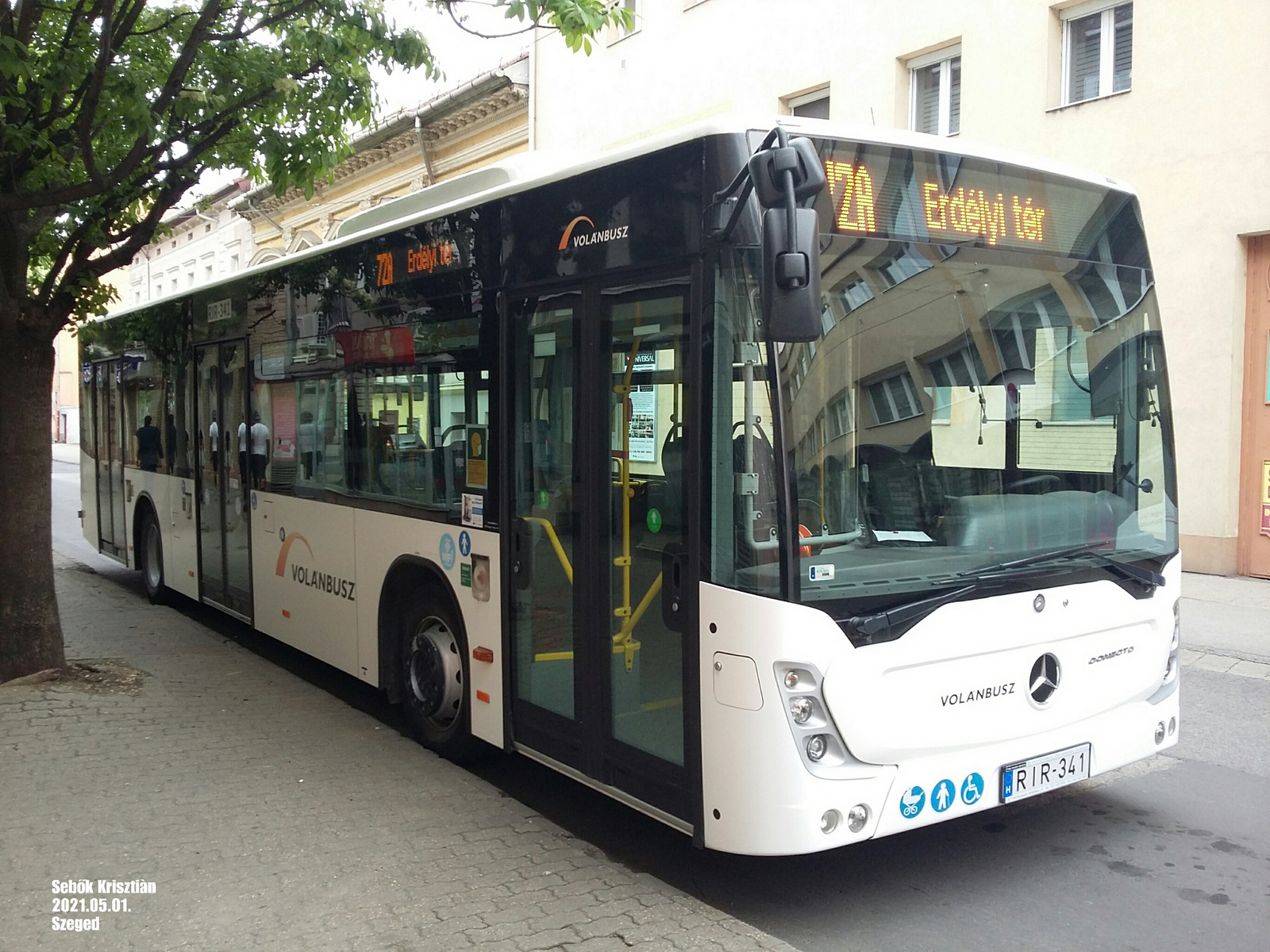 Mercedes Connecto RIR-341 2021.05.01. Szegeden a Mikszàth Kàlmàn