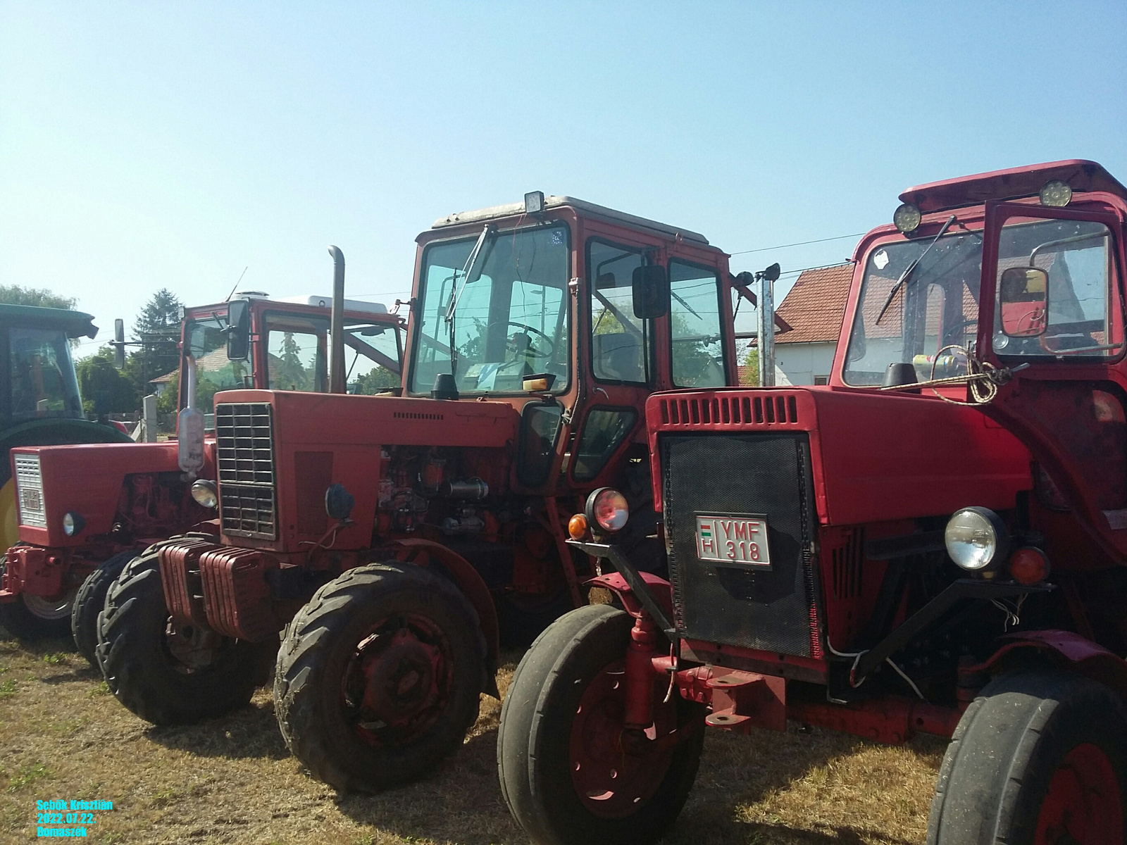 MTZ-k 2022-es Domaszéki traktoros felvonulàson.