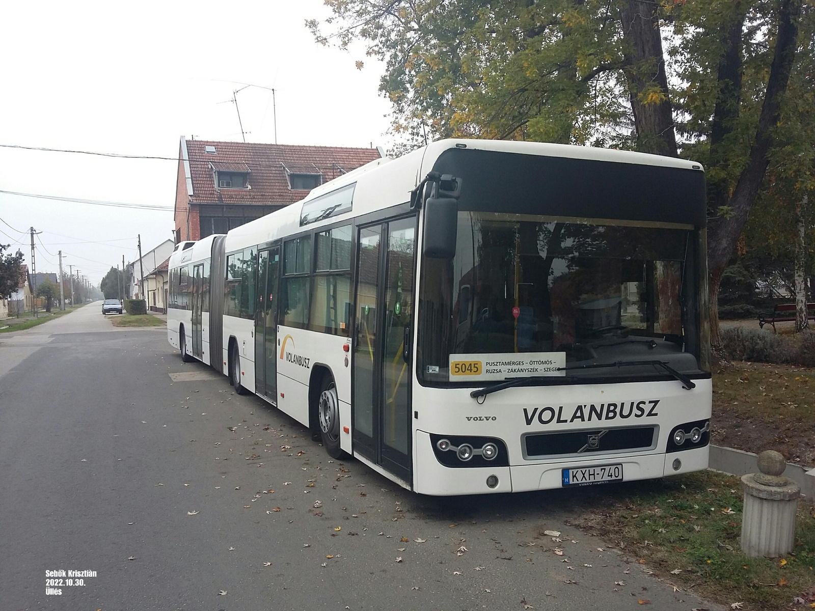 Volvo 7700A KXH-740 Üllés, Szabadsàg tér 2022.10.30.