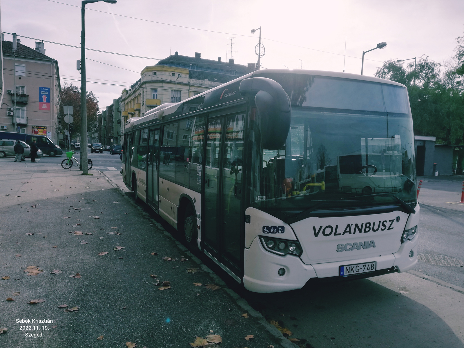 Scania NKG-748 Szeged, Mars tér 2022.11.19.