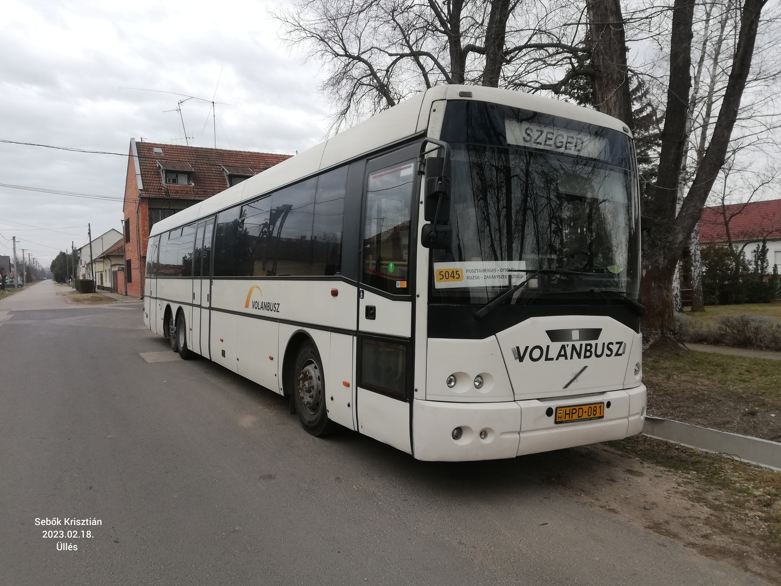 Ikarus E95 HPD-081 Üllés Szabadsàg tér 2023.02.18.