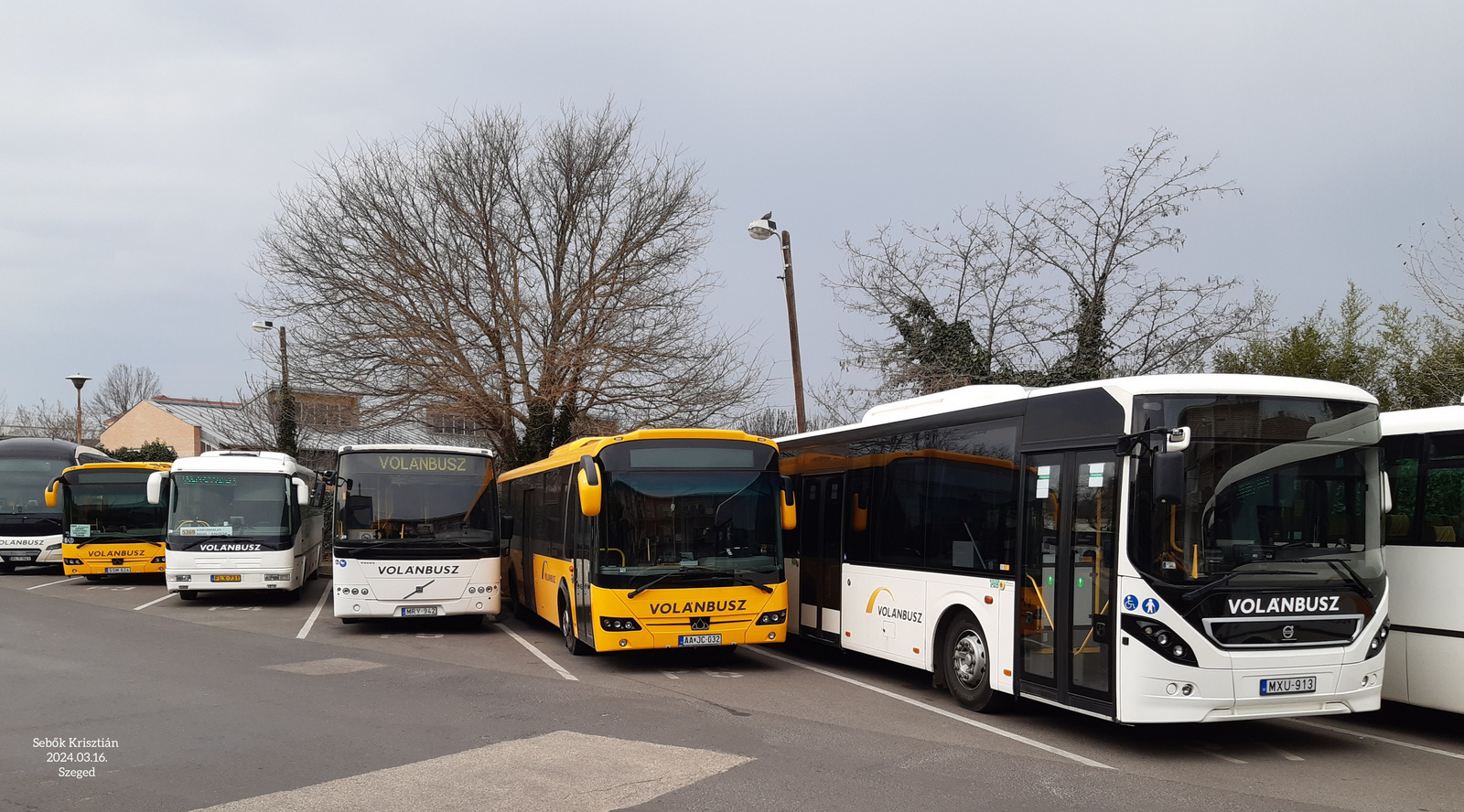 MXU-913, AA JC-032, MRY-942, FLX-731, SSM-624 Szeged, Mars tér 2