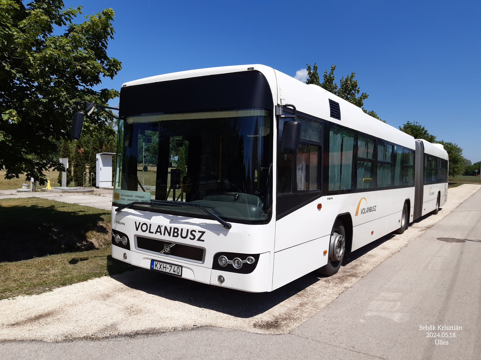 Volvo 7700A KXH-740 Üllés, Vásár tér 2024.05.18.