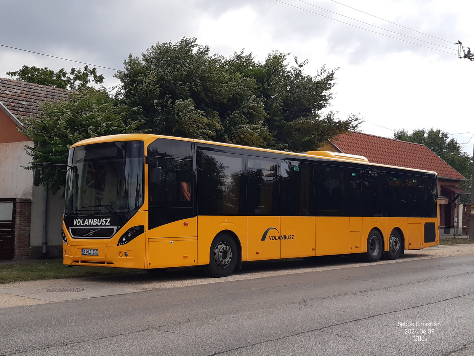 Volvo 8900BLE AA LC-835 Üllés, 2024.06.09.