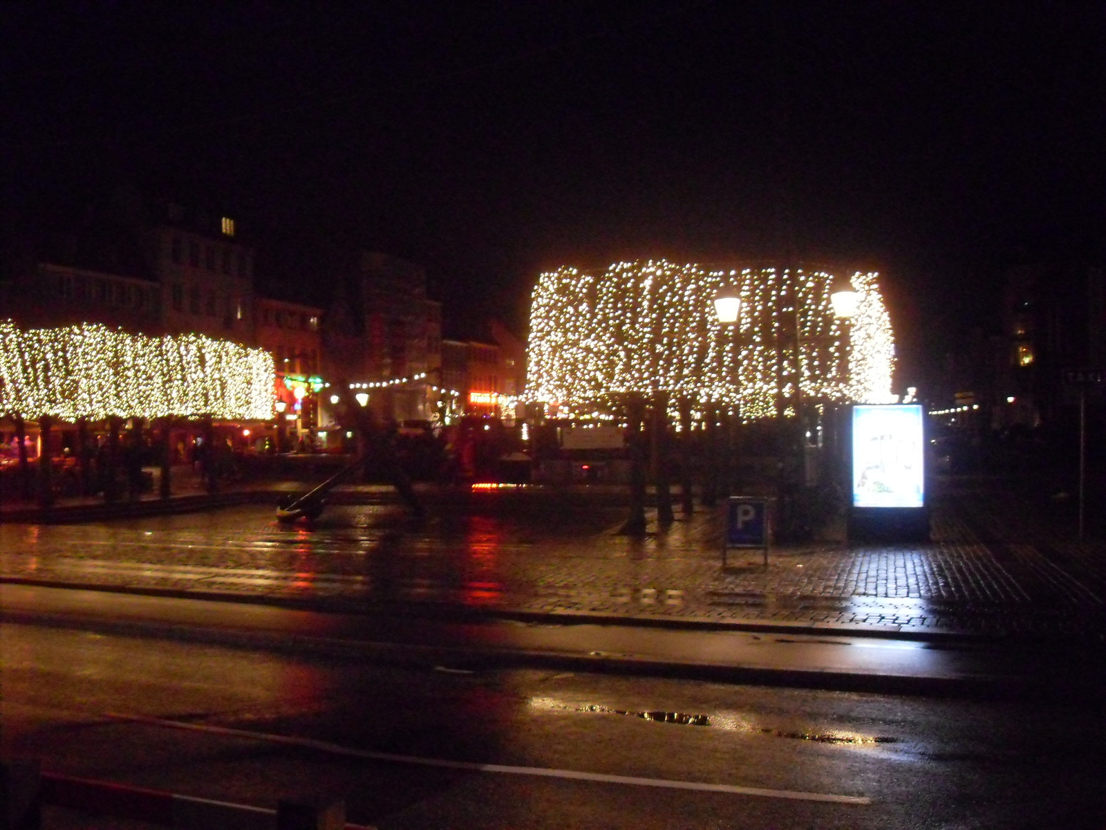 Nyhavn karácsonyi kivilágításban