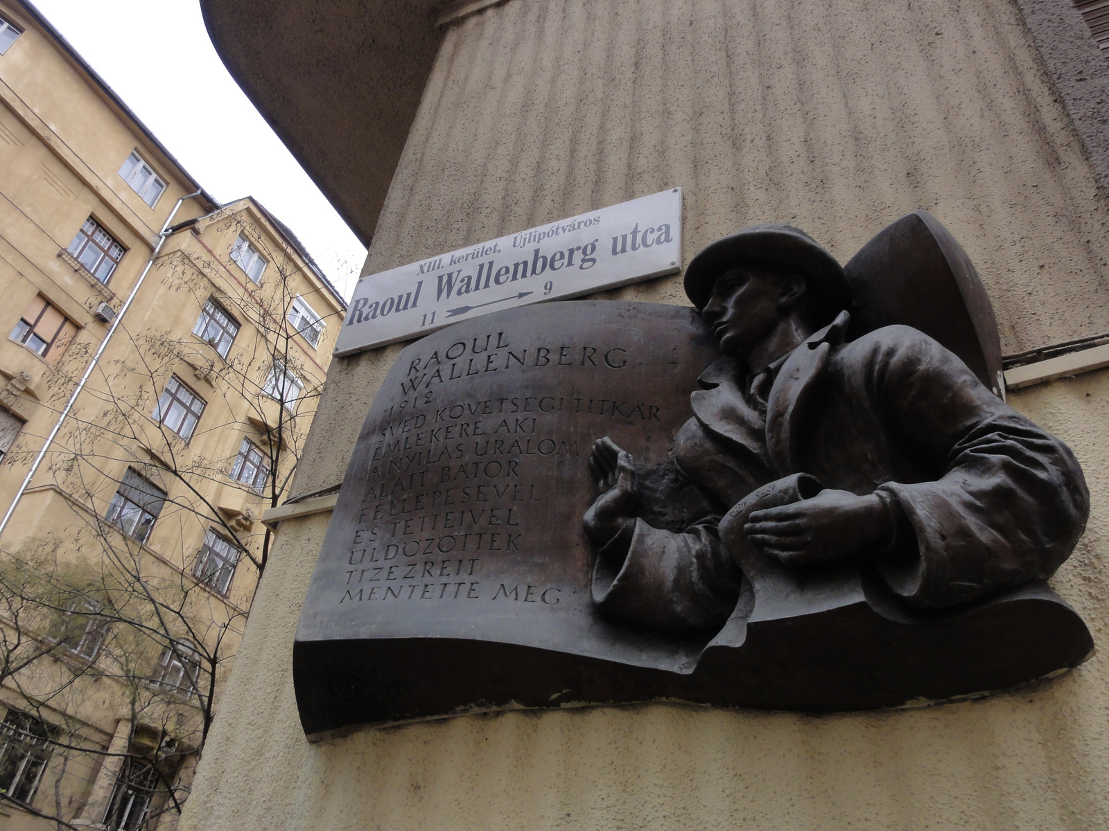 Wallenberg emléktábla