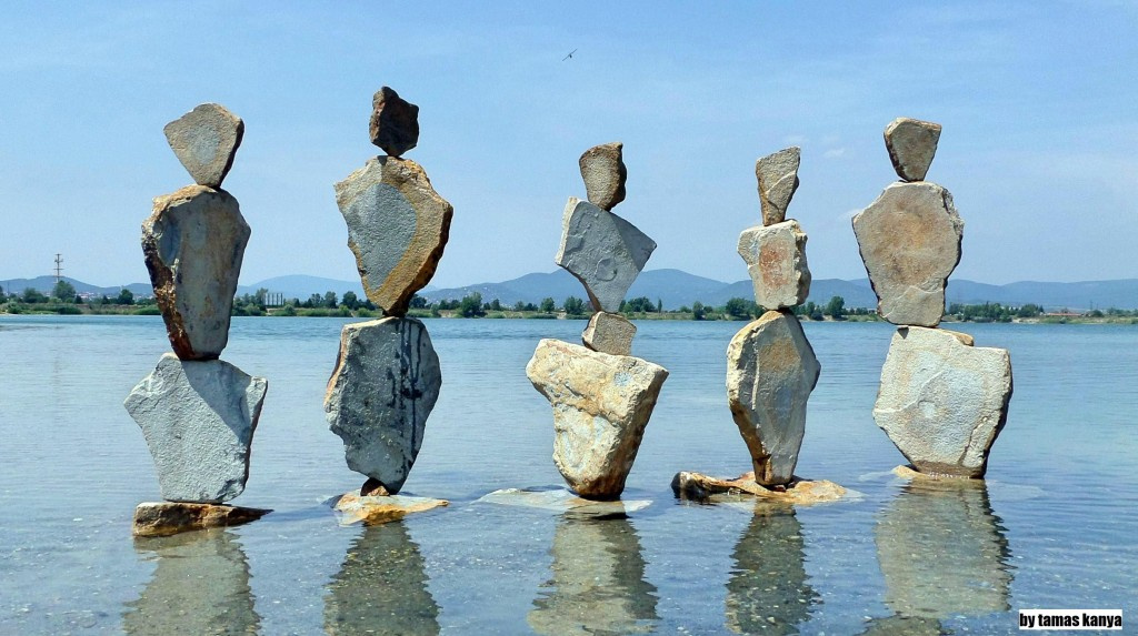 Stone balance in hungary by Tamas Kanya