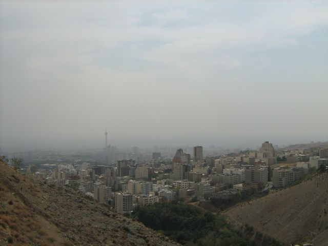 Teherán - Kilátás a Tochal Telecabin-tól