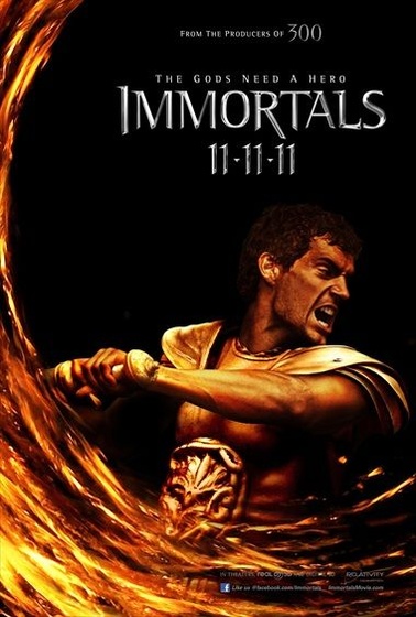 Immortals movie poster 20111