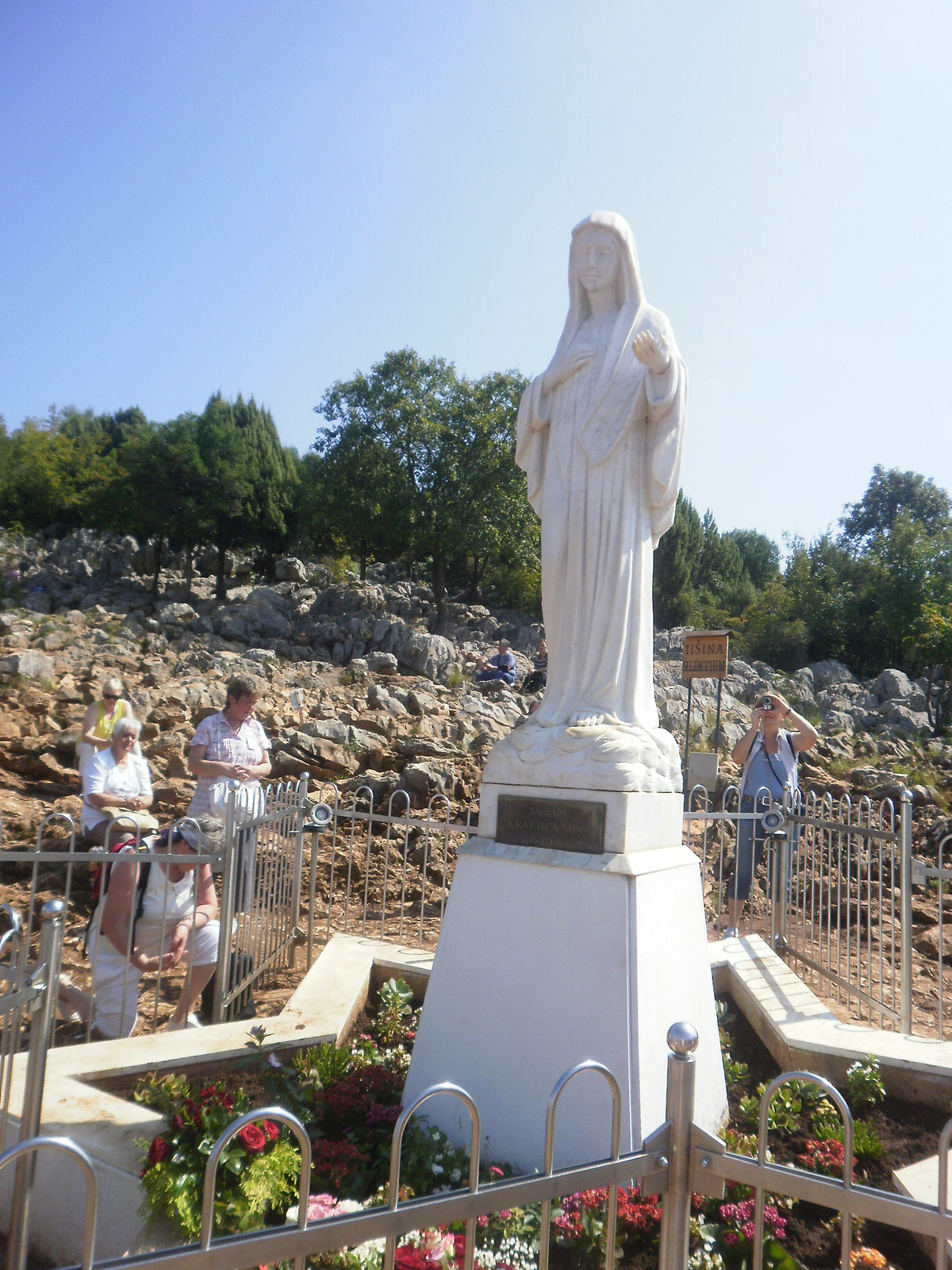 Jelenési hegy Mária szobor Szaszkó Jánosné Vali képe