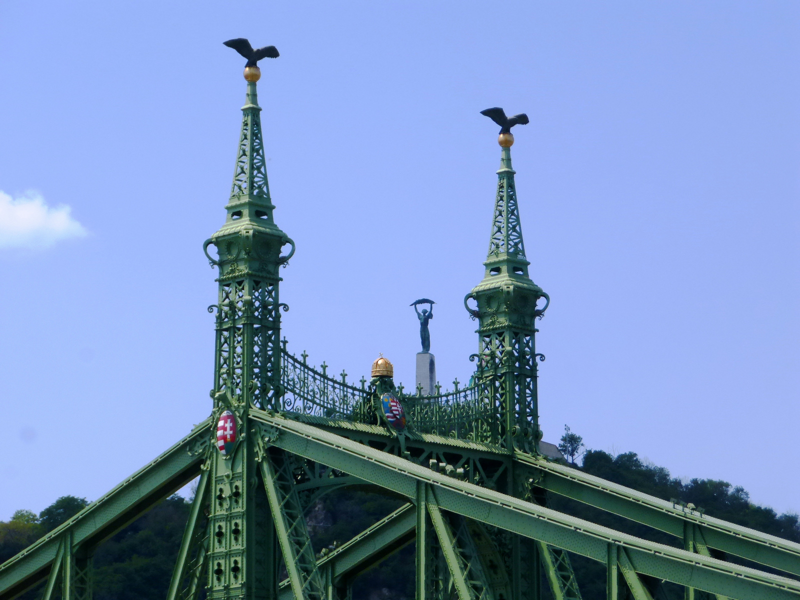 Szabadság-híd - Szabadság-szobor