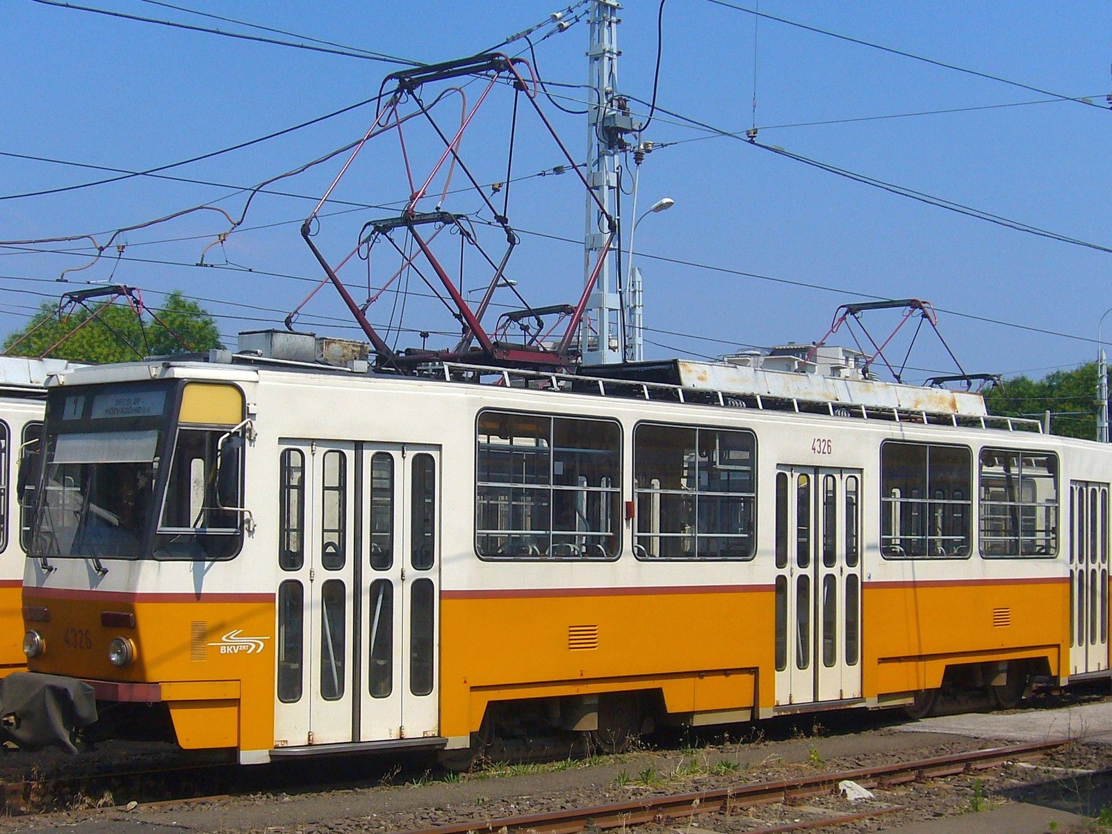 Budapest, Angyalföld kocsiszín - Tatra T5C5 4326