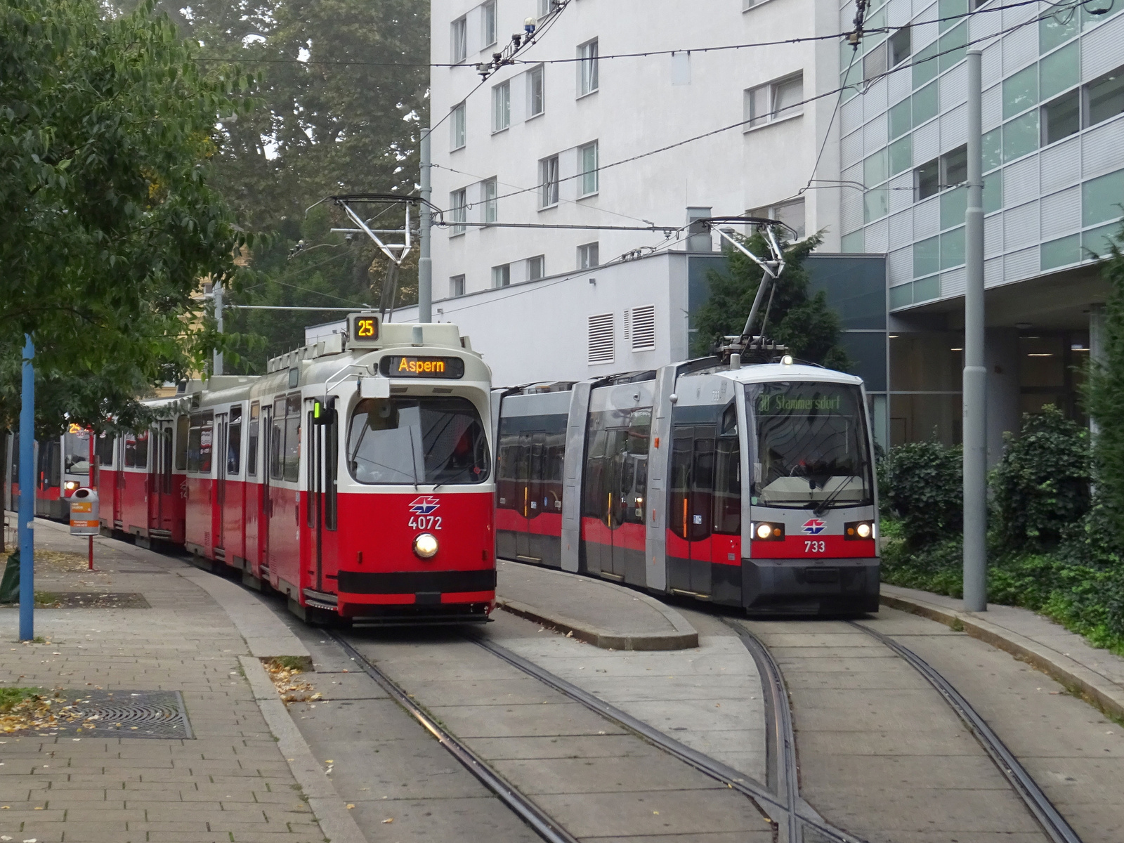 E2 4072 és B1 733 - Floridsdorf, Wien / Bécs