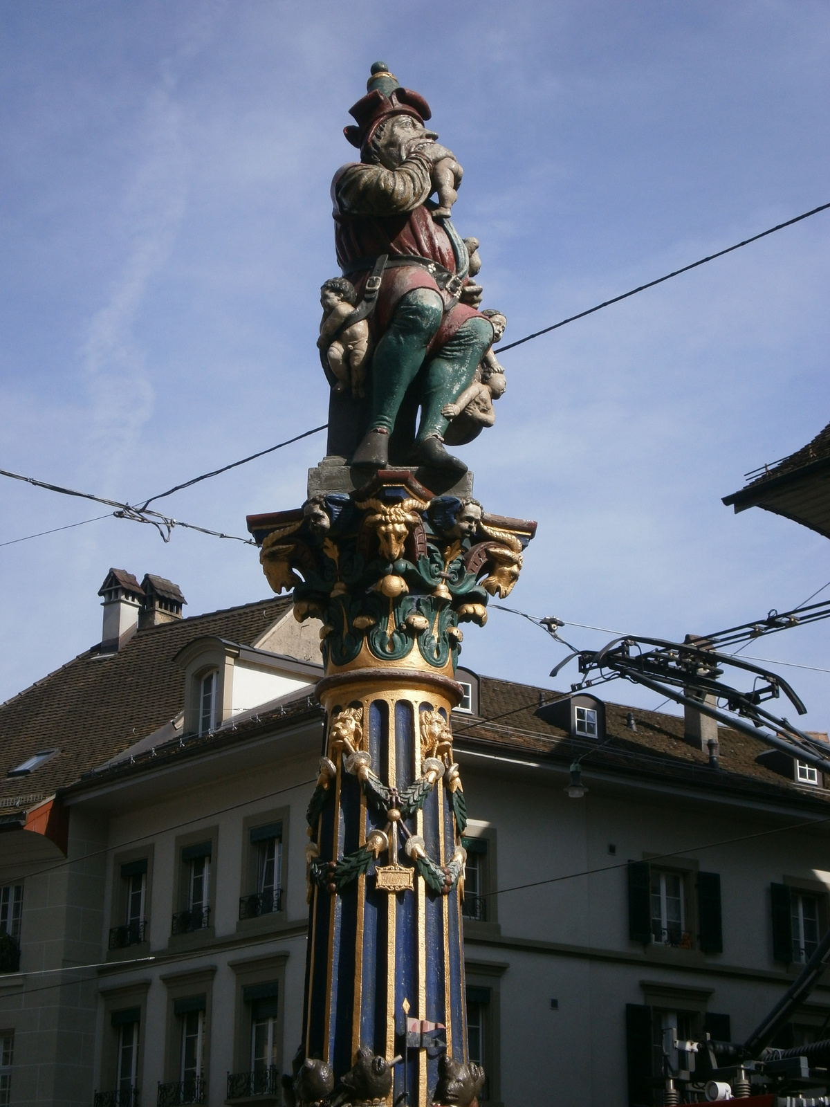 PA050585 csecsemő evő szobor, Bern