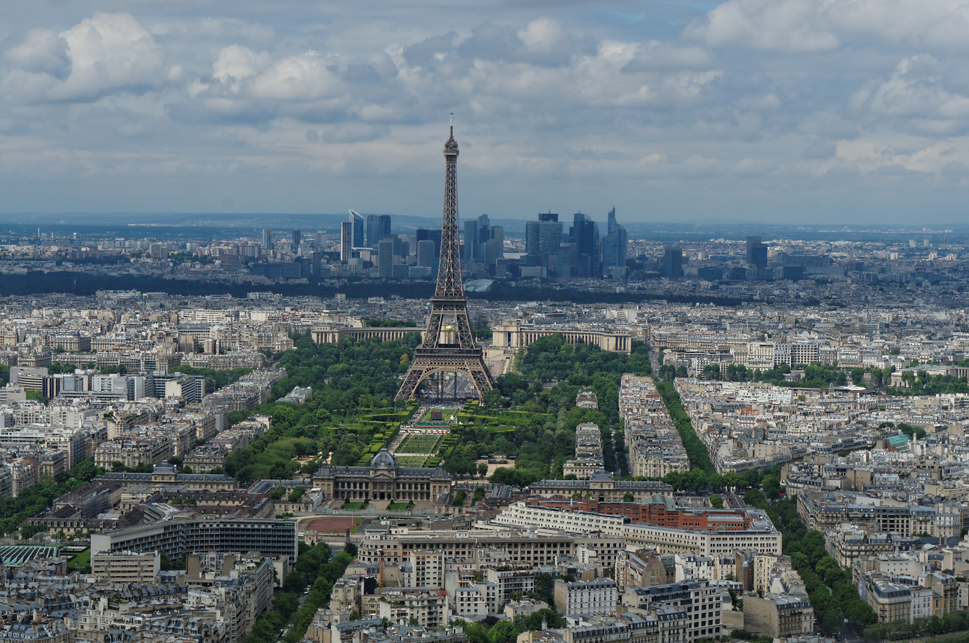 Kilátás a Montparnasse toronyból - 210 m
