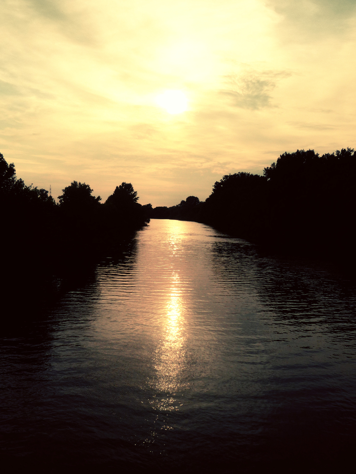 sunset river 2