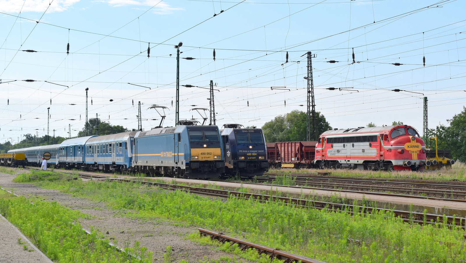 480 002 (Traxx) , 480 004 (170 évse a magyar vasút!) Traxx , 459