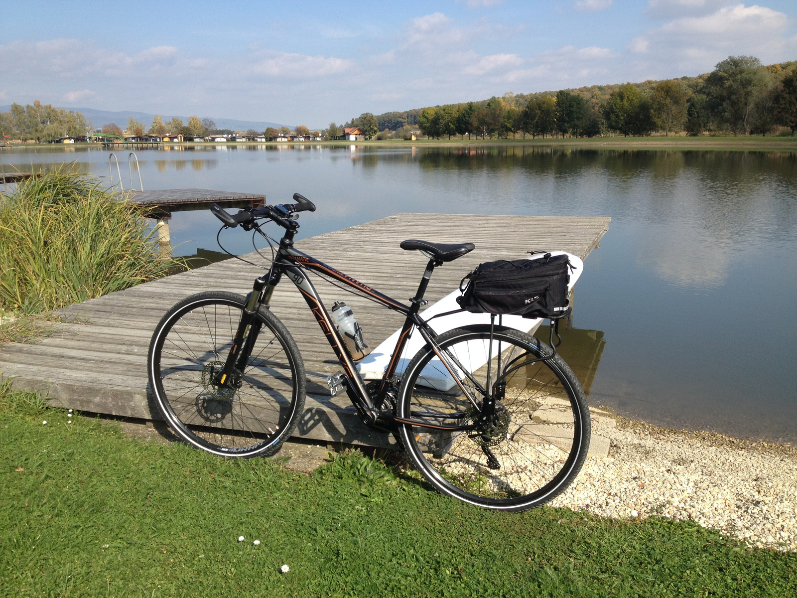 IMG 4751 Új kerékpárom a Burgi-tónál