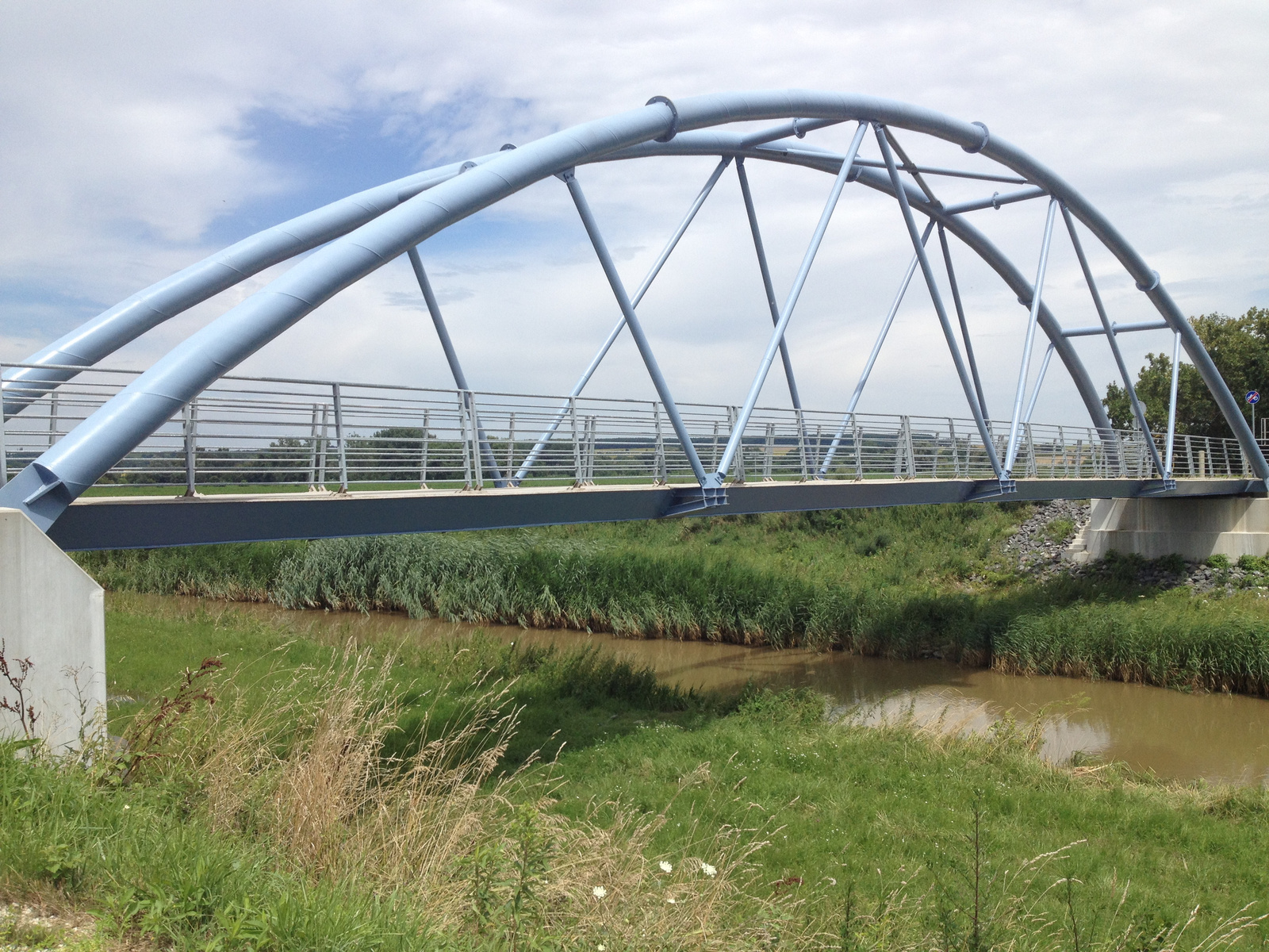 IMG 8355 Szép kerékpáros híd a Zalán, Zalaapátiban
