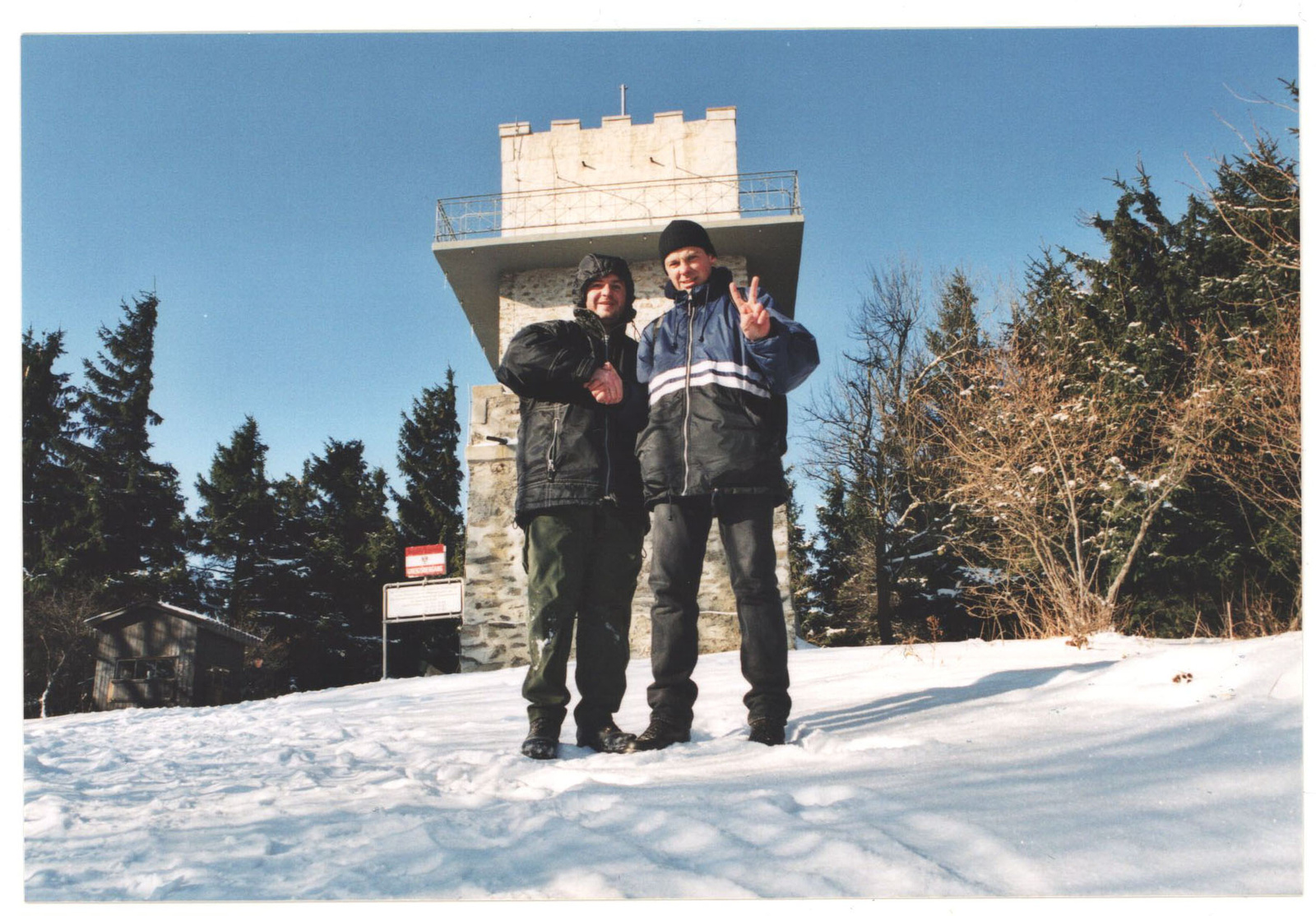 103 Indulás az Írottkőről, Kőszegi-hegység 2003-02-15