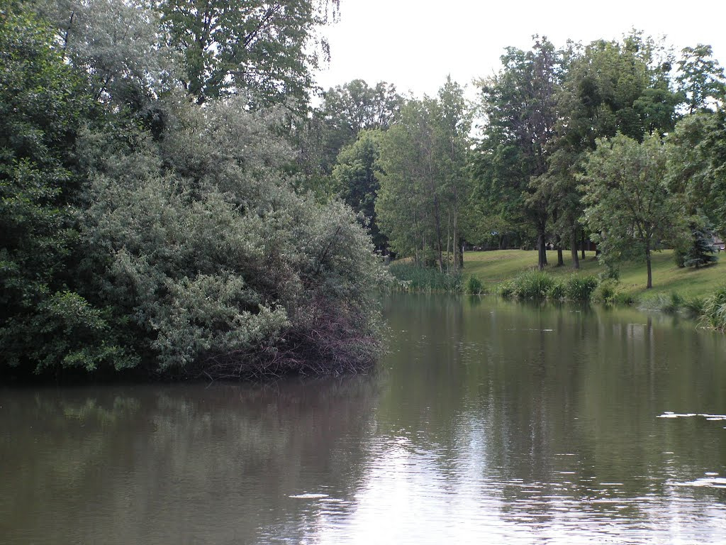 Szombathely, Vasi Skanzen (Múzeumfalu), a tópart, SzG3