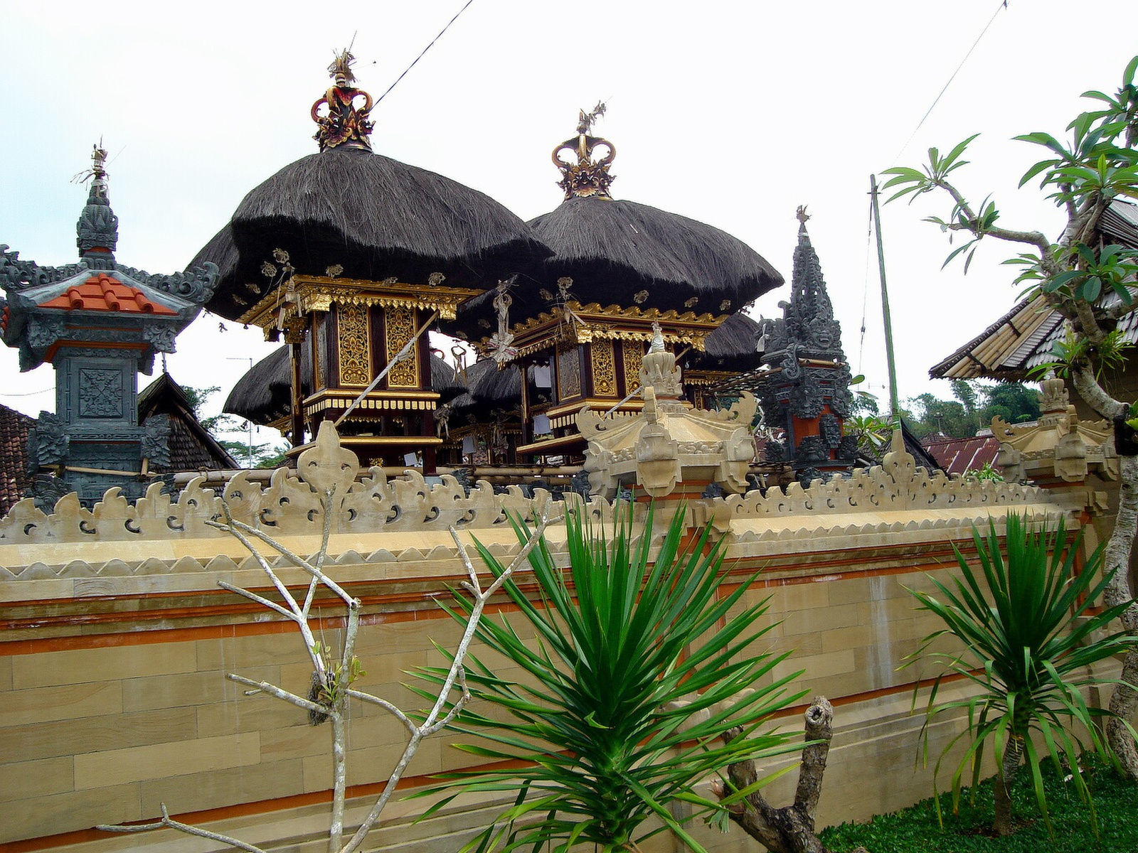 Házi szentély a balinéz Penglipuran faluban