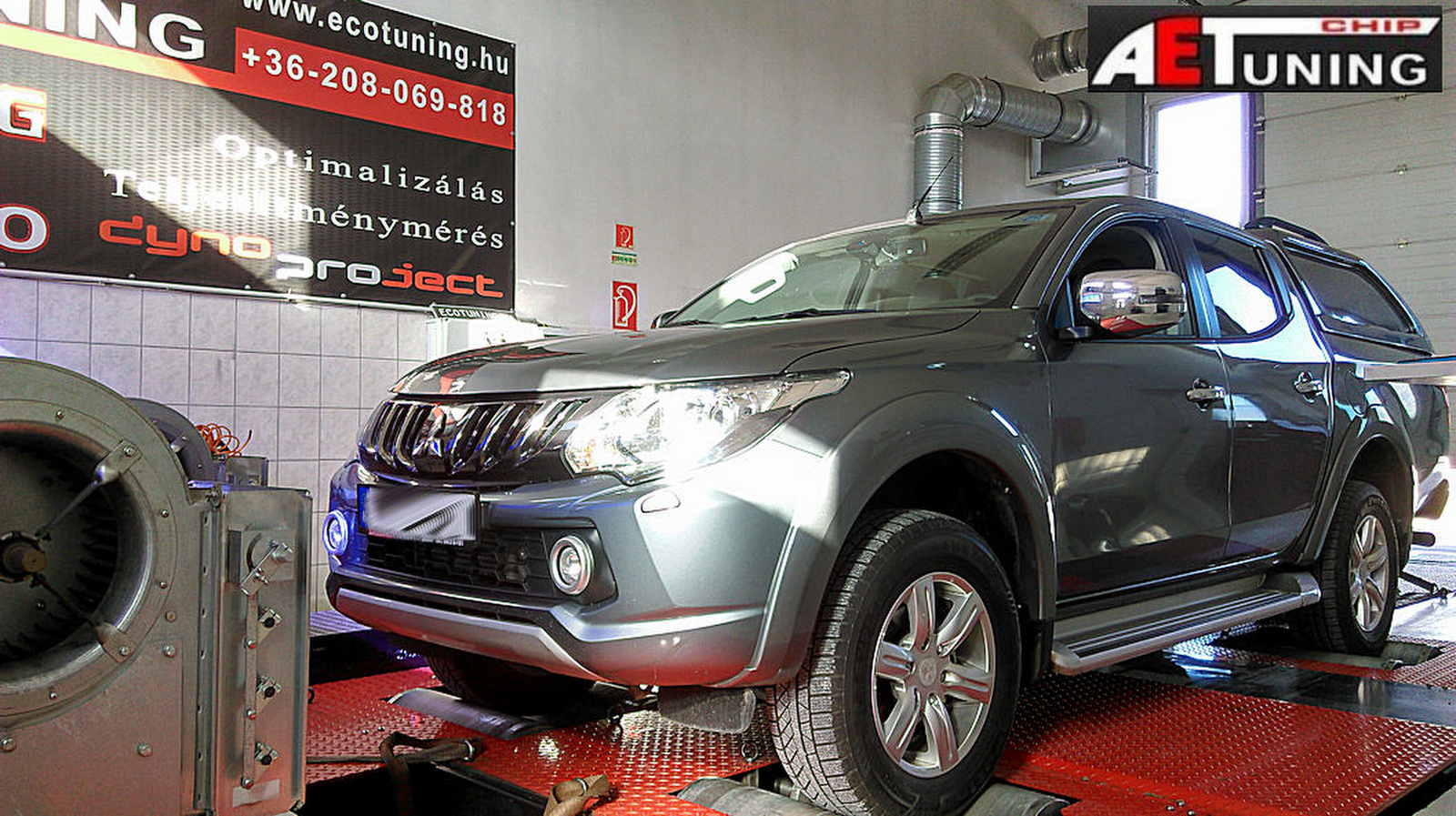 Mitsubishi L200 2.5DID 178LE AET CHIP tuning motoroptimalizalas 