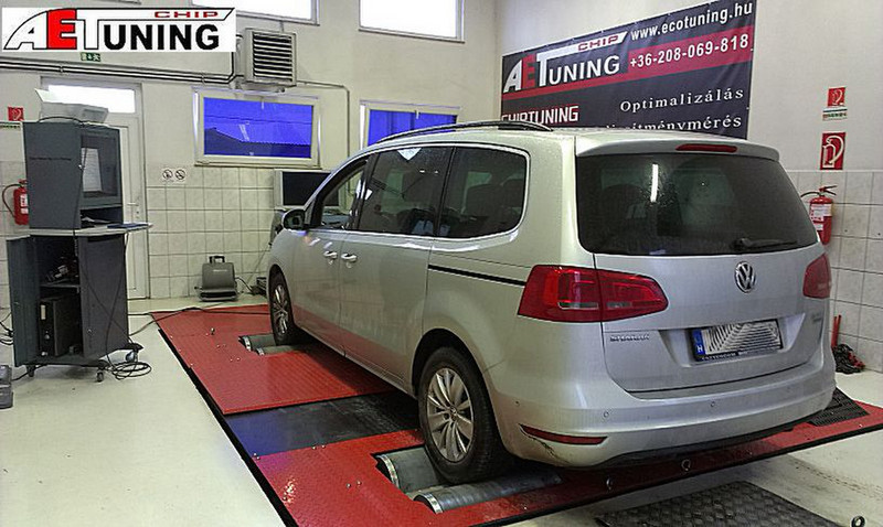 Volkswagen Sharan 2.0CRTDI 140LE chip tat DSG csip tuning dyno