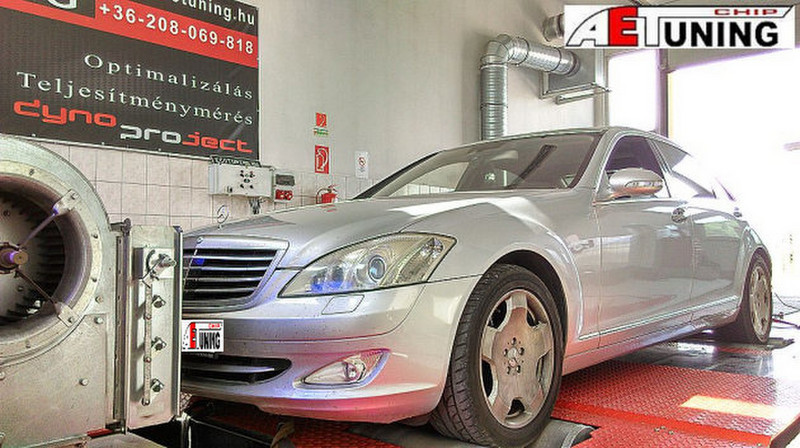 Mercedes S600 Biturbo 517HP DYNO