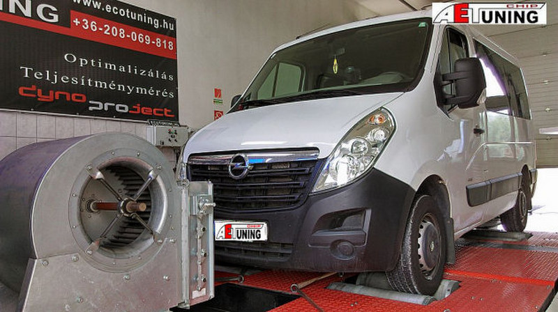 Opel Movano 2.3CDTI optimalizalas aet chip