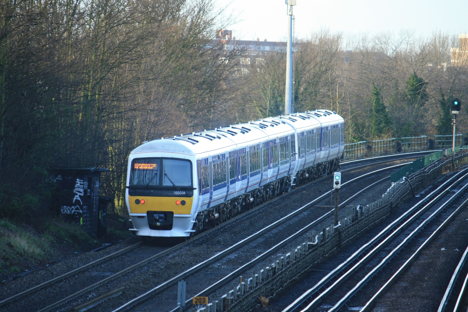 Chiltern Railways 165034 Turbostar London Marylebone-Aylesbury @