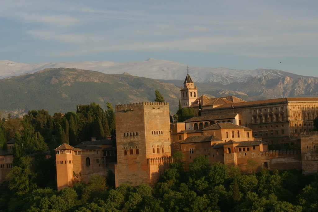 granada alhambra the snow and the moors
