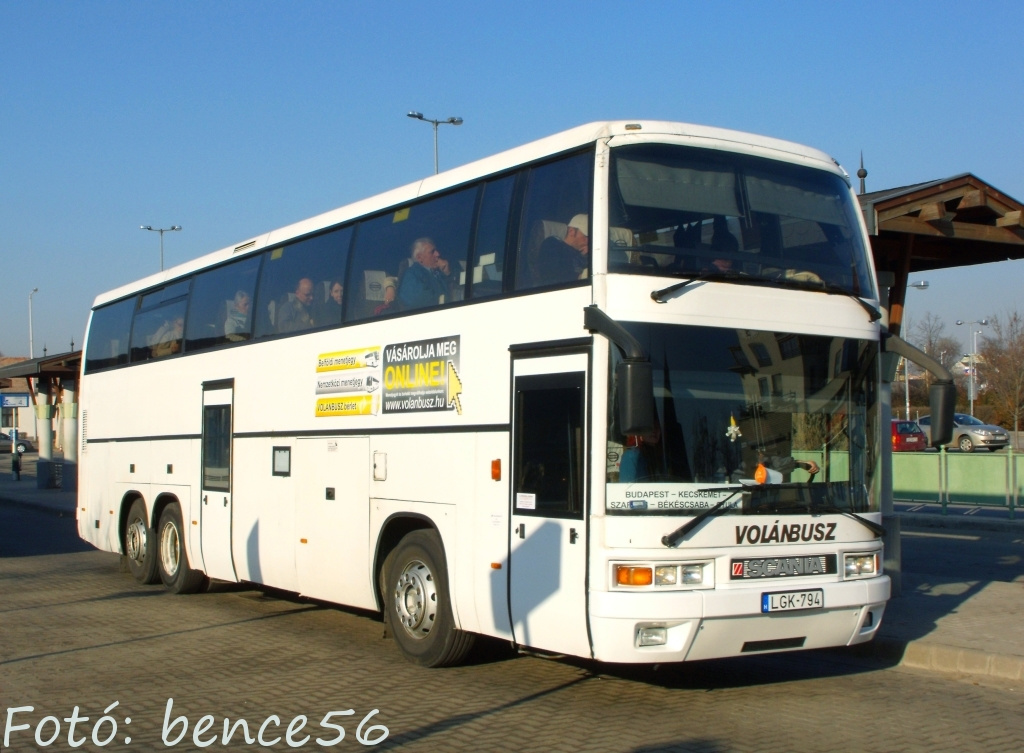 Volánbusz Zrt. LGK-794 ex.: GBG-527 (Kecskemét)