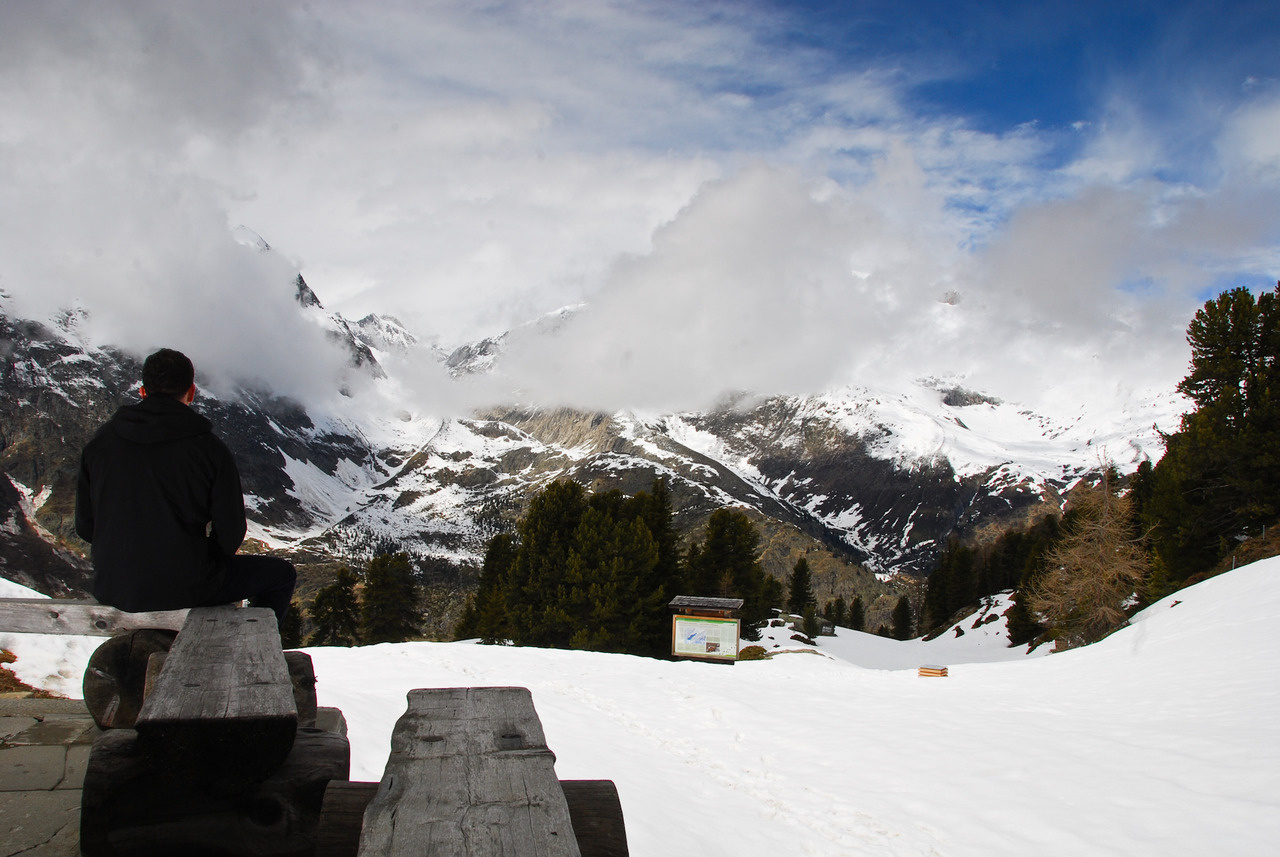 At Riederfurka (2065m)