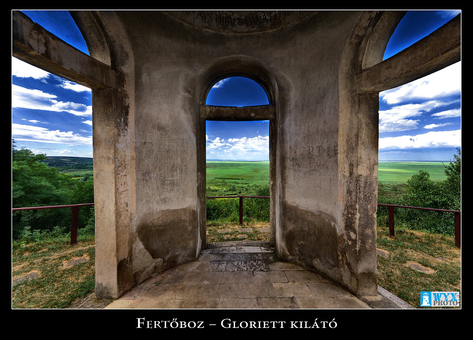 Gloriett – belső nézet