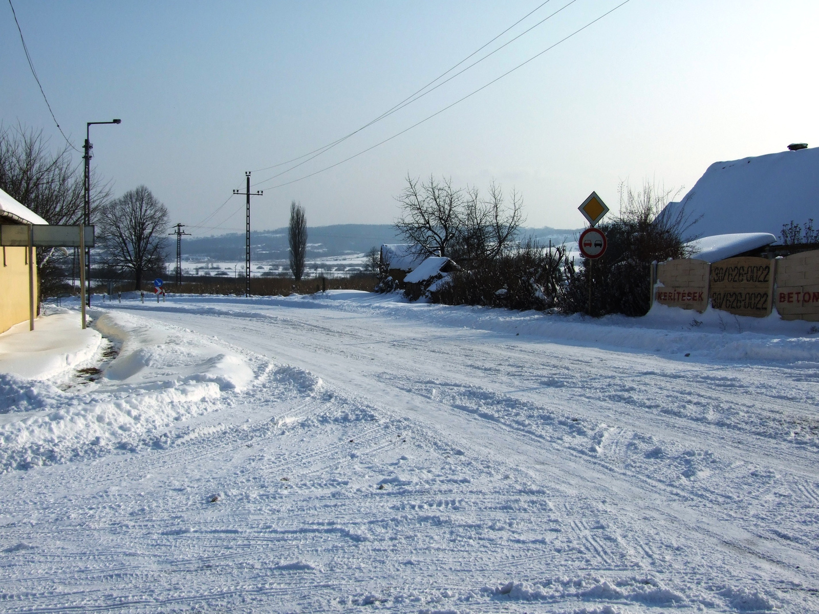 Baté, 61-es út Dombóvár felé - 2012.02.05.